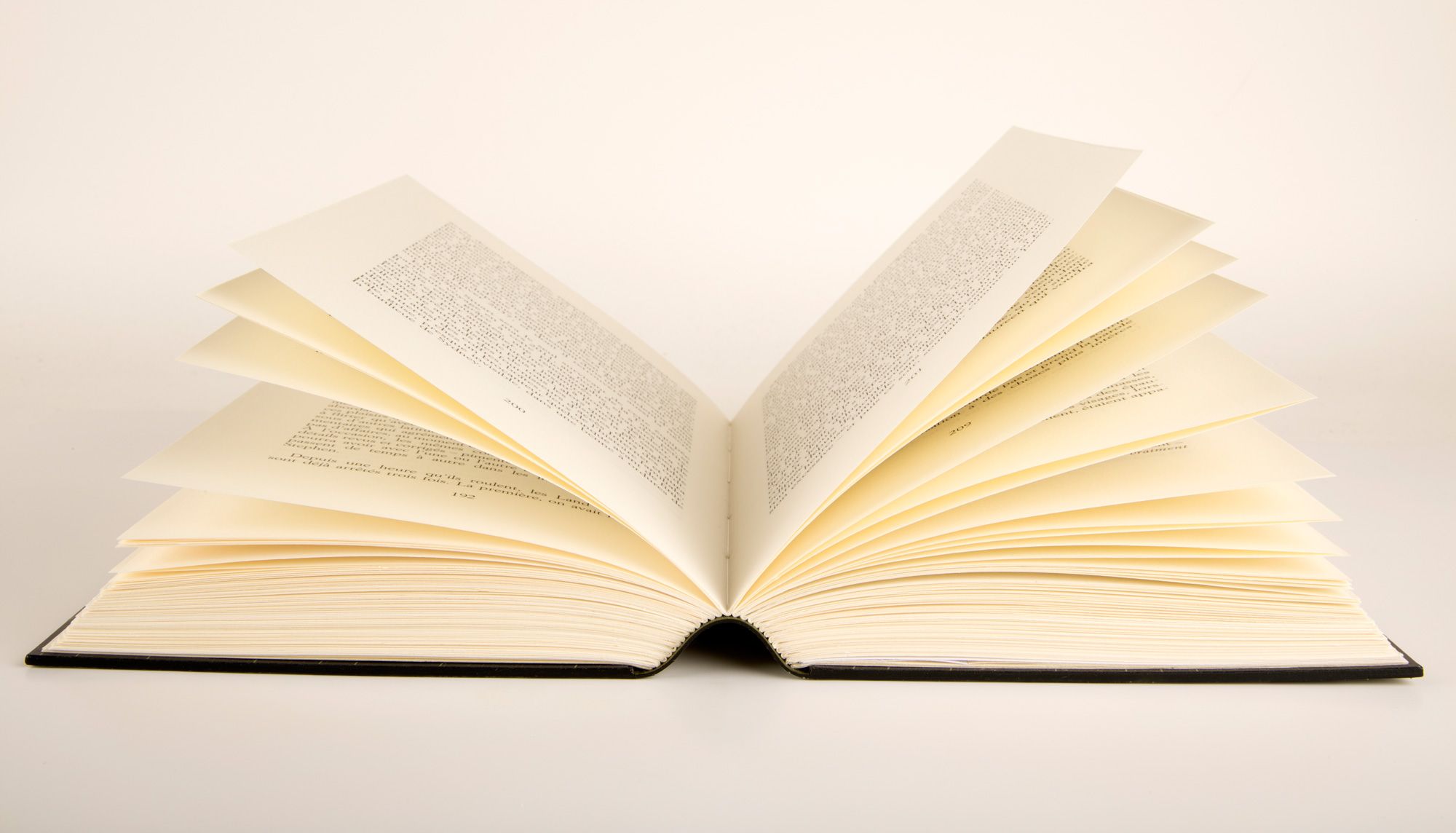 book created with the à la ligne binding